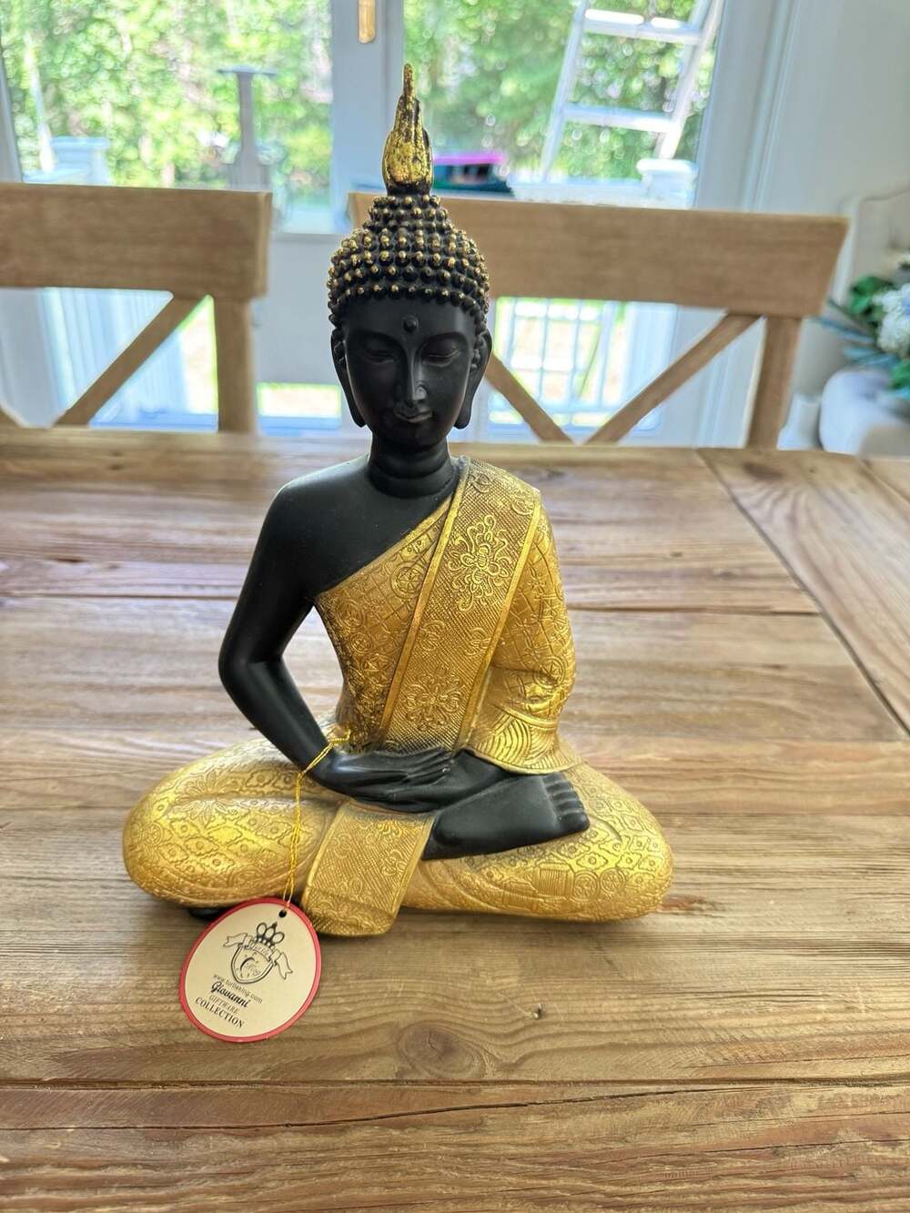 Sitting Buddha Statue 11 inches tall Giftware Collection  New